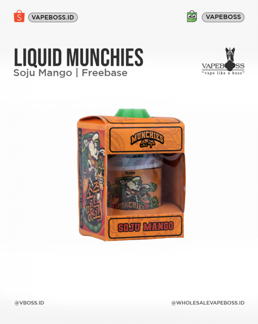 Munchies V4 Soju Mango 60ML by Arief Muhammad x JVS Labz