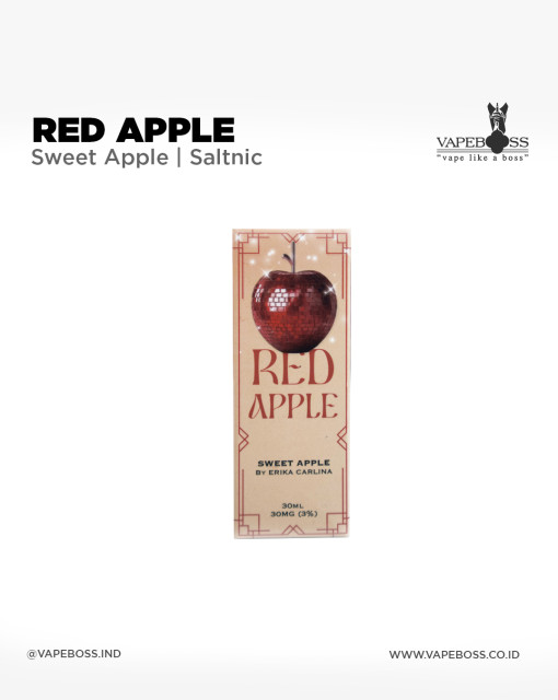 Foom Erica Carlina Red Apple Salt Nicotine 30ml by Foom x Erica Carlina | Liquid Saltnic