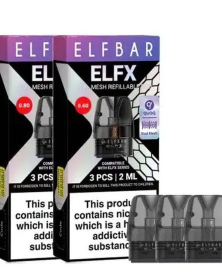 Cartridge Elfbar Elfx Pod Replacement Authentic by Elfbar