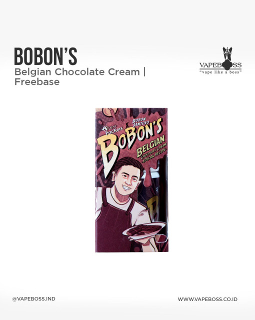 Bobon V3 Belgian Chocolate Cream 60ml by Bobons X Vapepackers | Liquid Freebase 