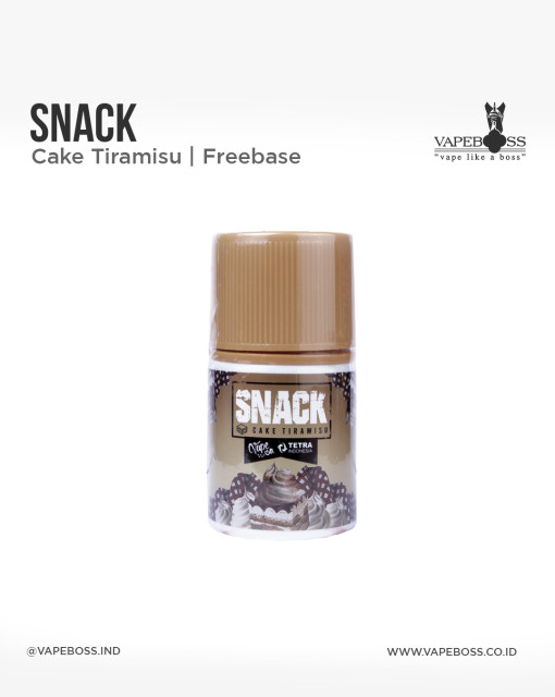 Tetra Snack V4 Cake Tiramisu 60ml by Tetra x Vapeon | Liquid Freebase Creamy