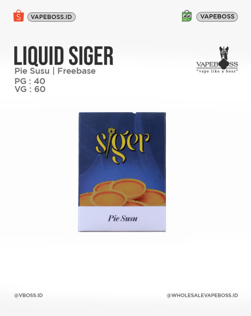 Siger Pie Susu 60ml by Vape Truck X BED | Liquid Freebase