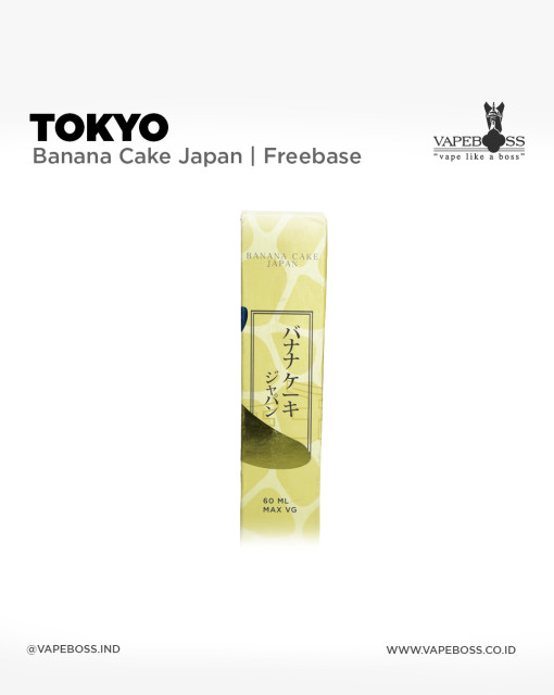 Tokyo Banana Cake Japan Usa 60Ml By Quintion Tokyo X Platinum Vape | Liquid Freebase