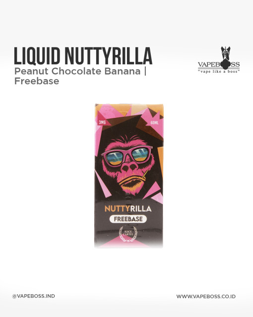 Nuttyrilla Peanut Butter Chocolate Banana 60ml by IJC | Liquid Freebase