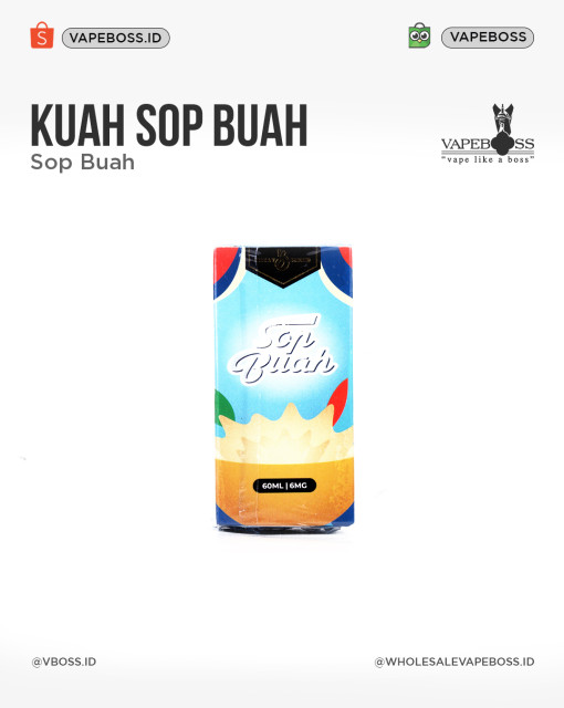 Sop Buah 60ml by Emkay Brewer | Liquid Freebase