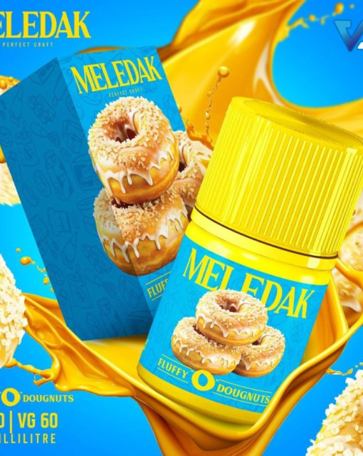 Meledak Series 60ml V3 Fluffy O Dougnuts 60ml by Rascal Worldwide