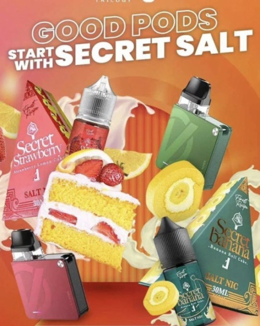 Secret Series Salt Nicotine 30ml by Trilogy | Liquid Saltnic