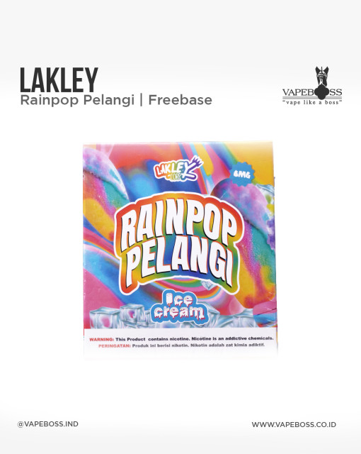 Rainpop Pelangi Ice Cream 60ml by Lakley Corp x Rizky Ritonga | Liquid Freebase