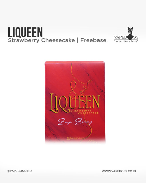 Liqueen Strawberry Cheesecake Freebase 60ml by Gow Project x Zeze Zenny | Liquid Freebase