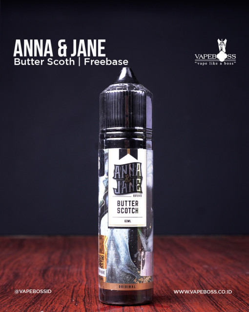 Anna & Jane Butterscotch 60ml Freebase