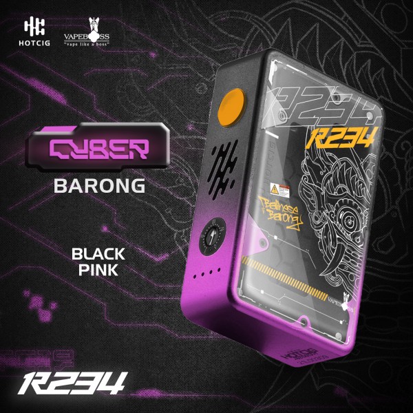 gambar mod R234 Cyber Barong warna Black Pink